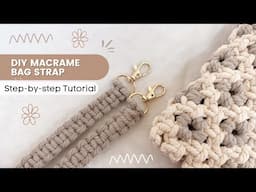 DIY Macrame Bag Straps (For All Bags)
