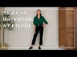 SÉZANE, DaisySilk & Aritzia Try-on Haul