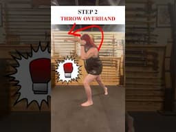 How To Throw a POWERFUL OVERHAND 🥊 #Shorts #Boxing #MMA