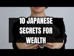 10 Japanese Secrets of Building Wealth!