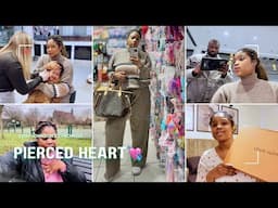 An Emotional Outing: Piercing My Baby’s Ears, Hot Girl Walk & New Bag ft.Okify