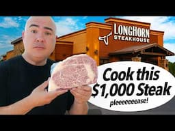 I Took a $1,000 Steak to a Steakhouse… Will They COOK IT?