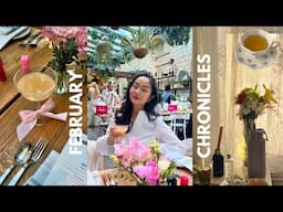 days in my life💐 |  launch party, study sesh, good eats, and just having a grand time