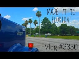 MADE IT TO FLORIDA! | My Trucking Life | Vlog #3350