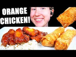 ASMR ORANGE CHICKEN MUKBANG EATING SOUNDS
