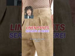 Why You NEED Linen Pants #menswear #mensfashion #streetwear #tailoring #shorts #fashion #style