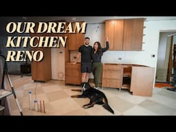 EP 12: Let's Build Cabinets + A Major Setback… | OUR DREAM KITCHEN RENOVATION