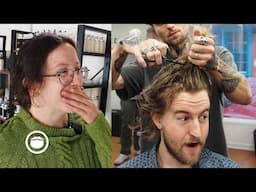Her Reaction to His Amazing Transformation Is Priceless