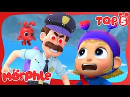 Top 5 Robofreeze Moments! 🏆 | Morphle Special Countdown | Cartoon for Kids