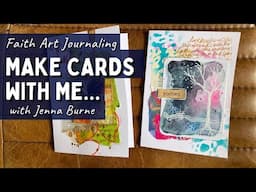Relaxing card making session - prayer cards for friends and family