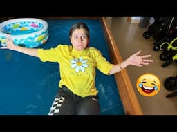 I Turned my Bed into Swimming Pool Prank 😂