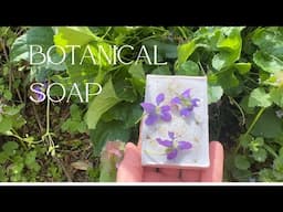 Wild Violet Sugar Soap | Beginner Soap Making