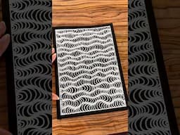 Mindful Drawing On Black Paper 🖊️