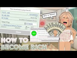 50+ ways to BECOME RICH in BLOXBURG | roblox | cloudixia ♡