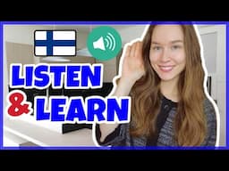 Listen and Learn Finnish: Comprehensible Input (Making Food)