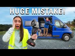 Did we RUIN our Van Build? DIY Peugeot Boxer Conversion