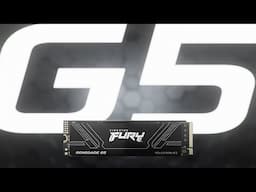 PCIe 5.0 NVMe M.2 SSD with DRAM Cache - Kingston FURY Renegade G5 SSD