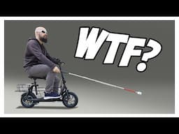 Blind Guy Reviews an Electric Scooter: Why This Was a Bad Idea! Reviewing the Gyroor C1S Scooter