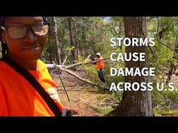 Destructive Winds Rip Up Farm In Georgia
