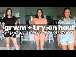 GRWM + Summer Loungewear Try On 🌞 #ekouaer