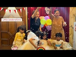 Little Zaru Ki little Celebrations  🥳 🎈 🎉 🥳 || Iman and Moazzam Vlog#420