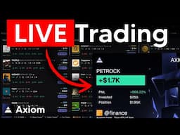 Axiom Memecoin Trading Live Tutorial (How To Make QUICK Profits Scalping)