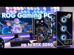 The Most Beautiful Pre-Built Gaming PC? 💻✨ ROG G700 Setup Unboxing 🎮🩵
