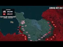 Normandy Battle on Maps with 3D Animation