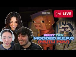 Valkyrae & Kkatamina Goes Crazy on Modded Repo First Look at New Maps ft Masayoshi Foolish Janet