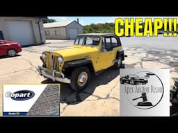 Cheap 1949 Jeep Willys Jeepster At Copart! I Want To Win The Bid On This!