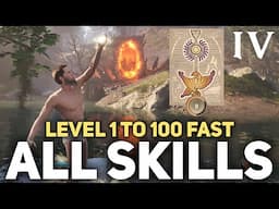 Oblivion Remastered - How To Level Up All 21 Skills Fast (Reach MAX LEVEL Easy)