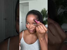 Makeup Tutorial for Darkskin💞 My eyebrows were kinda 🔥today 😻 #shorts #makeup