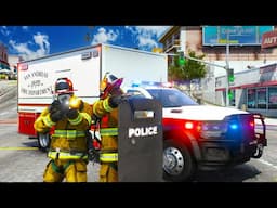 Building Undercover SWAT FIRETRUCK in GTA 5 RP!