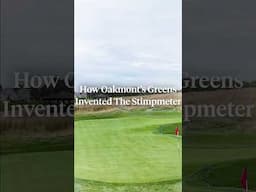 Oakmont's diabolical greens are the reason the Stimpmeter exists. 🤯