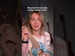 My pet peeve is people saying "ukulele is easy" #flightukulele #ukulele