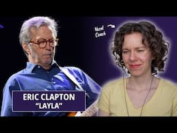 Reaction and Vocal Analysis feat. the song "Layla" performed LIVE by Eric Clapton