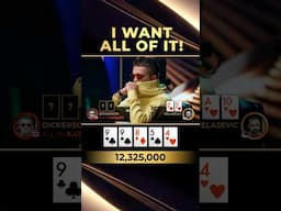 ONE BLUFF OR ONE MONSTER FOR $1.6M? #SHORTS