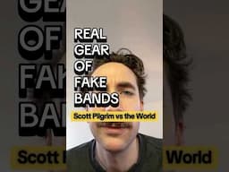 Real Gear of Fake Bands #scottpilgrimvstheworld #peavey #rickenbacker #martin #boss #digitech