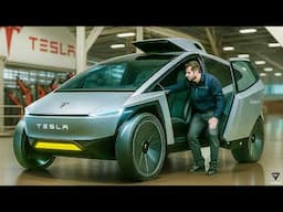 Elon Musk Confirms Tesla Model 2 Is No Longer CGI! Real Chassis Close Up & Interior In Giga Texas!