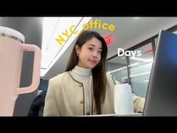 二月纽约vlog｜沉浸式办公室打工人日常🧳 Trader Joe简单好做的cookie dough🍪