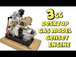 OKMO 185 WORKING MICRO 3cc Scale model British Enfield Stationary gas Generator Engine