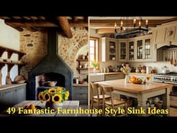 49 Fantastic Farmhouse Style Sink Ideas