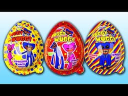 3 ASMR Huggy Wuggy Surprises Plastic Eggs Inspiring No Talking Video