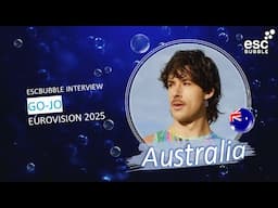 Go-Jo - Milkshake Man / Australia Eurovision 2025 / Interview