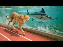Cheetah vs Fastest Fish | 3D Speed Comparison