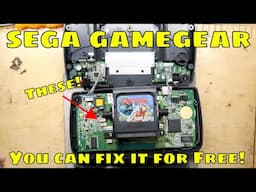 Sega Game Gear repair for free!
