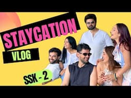 Staycation with Friends ft My New @GarnierIndia Facewash| Sharma Sisters | #AD #brightin1wash