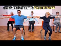 Morning Chair Exercises For Seniors | Reduce Stiffness & Boost Mobility In Just 10 Minutes