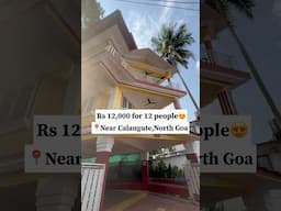 Villa in North Goa for Stay. Booking number in caption  #goa #stay #calangute