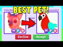 Trading for MEGA SHIVER WOLF in Adopt Me!